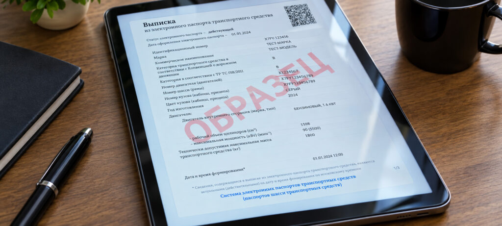 Электронный паспорт транспортного средства на квадрицикл SSSR